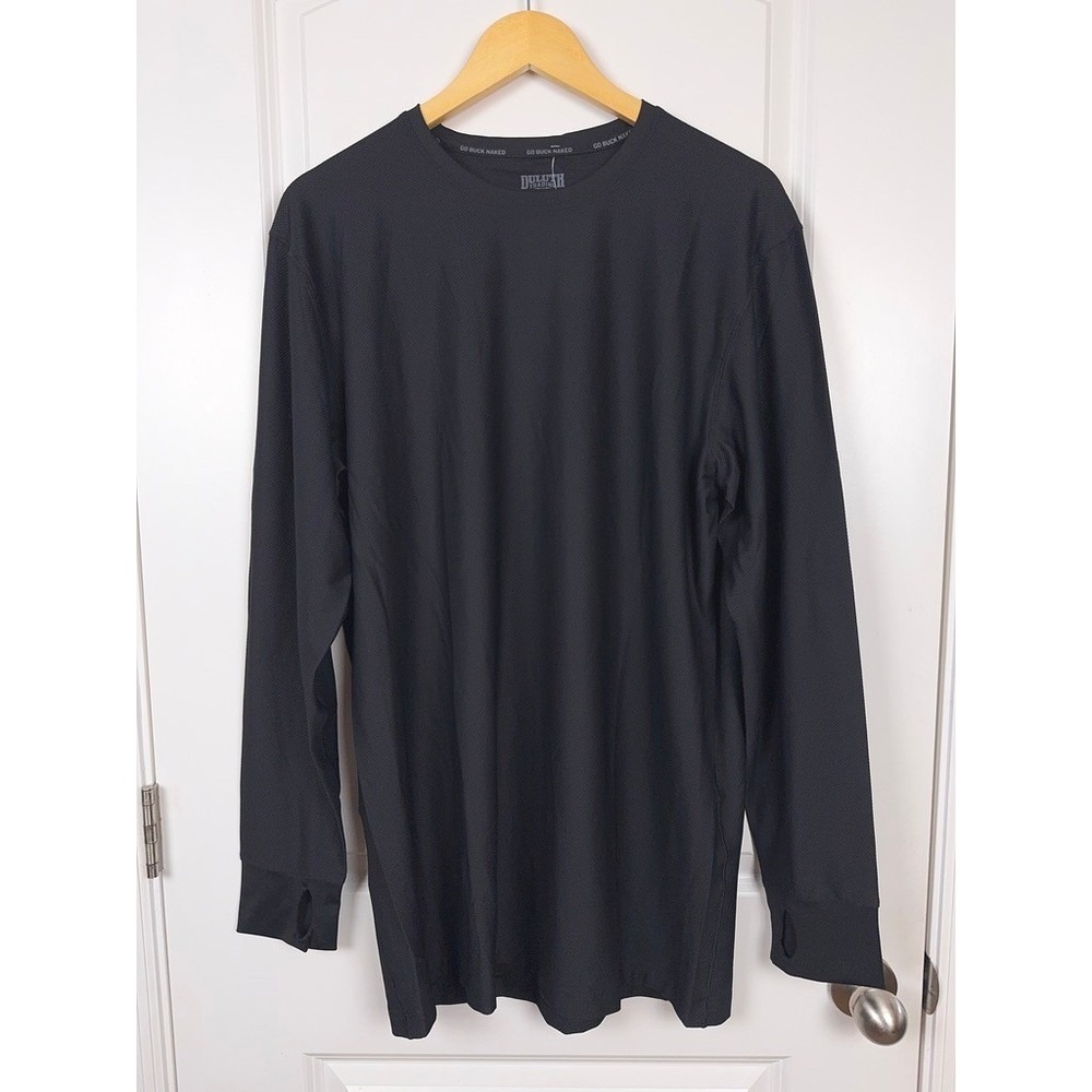 Duluth Trading Co Buck Naked Base Layer Crew Black Large